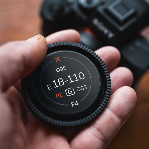 Introducing Sony E APS-C Indicator Labels by Field Made Co!