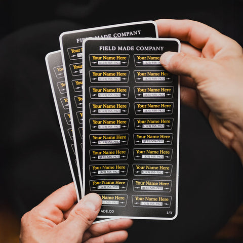 Custom Gear Labels