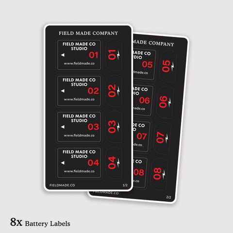 Customizable Labels for Canon LP-E6N / LP-E6 Batteries