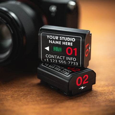 Customizable Labels for Sony NP-FZ100 Batteries