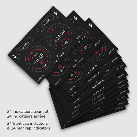 Lens Indicator Pack for Canon EF