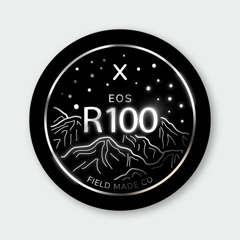Camera Indicator for Canon RF - Silver Foil