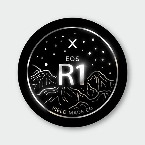 Camera Indicator for Canon RF - Silver Foil