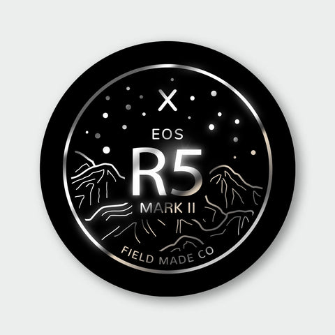 Camera Indicator for Canon RF - Silver Foil