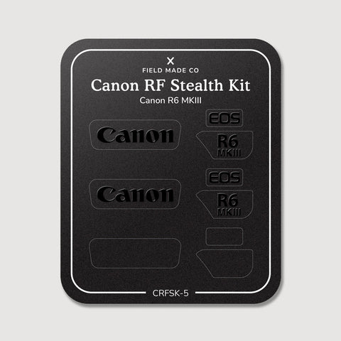 Field-Made-Co-Stealth-sticker-labels-for-Canon-R6-MKIII-cameras