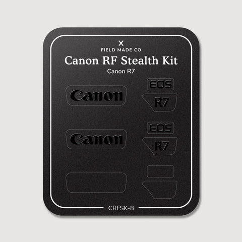 Field-Made-Co-Stealth-sticker-labels-for-Canon-R7-cameras