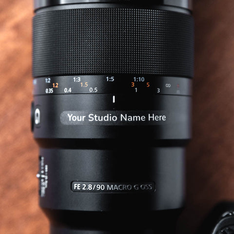 Customizable Lens Hood & ID Labels