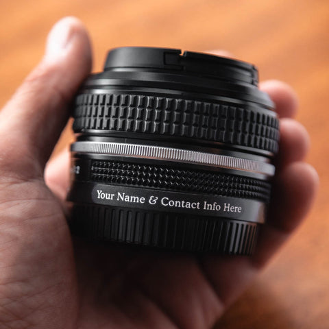 Customizable Lens Hood & ID Labels