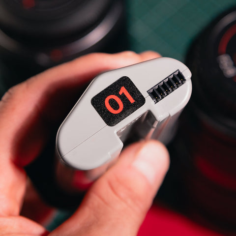 Customizable Labels for Canon LP-E19 Batteries