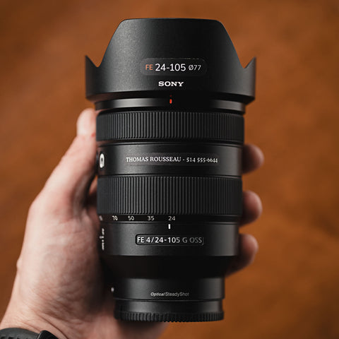 Customizable Lens Indicators for Sony FE & E