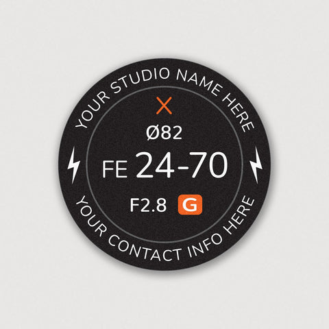 Customizable Lens Indicators for Sony FE & E