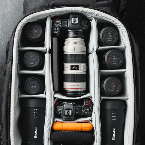 Front & Rear Lens Indicator Vinyl Sticker Packs for Canon EF Caps