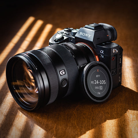 Front & Rear Lens Indicator Vinyl Sticker Packs for Sony FE Caps