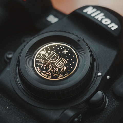 Gold Foil Camera Indicator for Nikon F