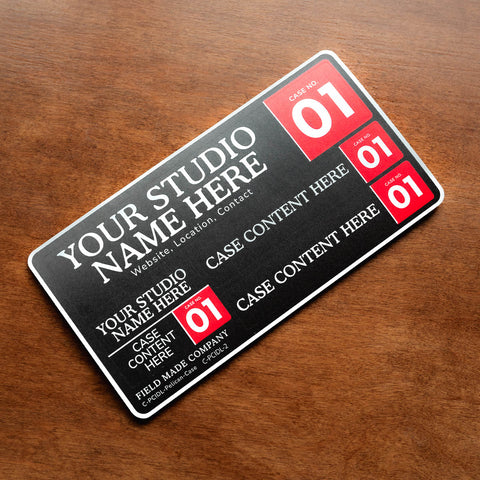 Customizable ID Labels for Pelican Cases