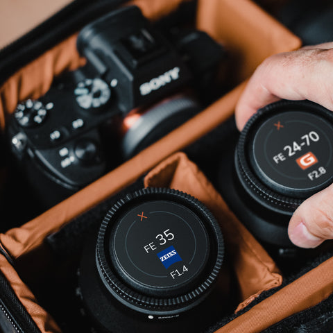 Pro Indicator Sticker Pack for Sony FE Lens Caps