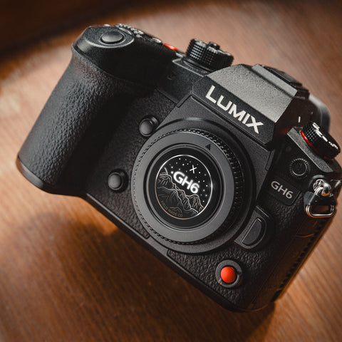 Camera Indicator for Lumix G - Silver Foil