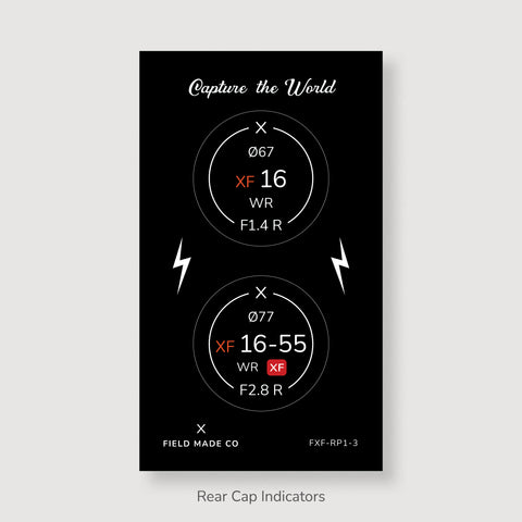 Lens Indicator Pack for Fujifilm XF