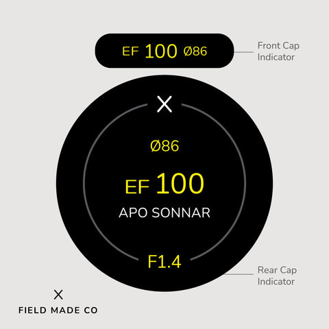 Lens Indicator for Zeiss Otus - Canon EF