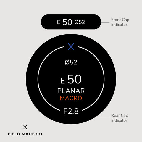 Lens Indicator for Zeiss Touit - Sony E
