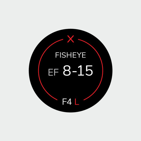 Pro Lens Indicator Sticker for Canon EF - Single