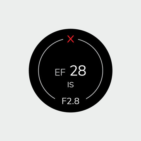 Pro Lens Indicator Sticker for Canon EF - Single