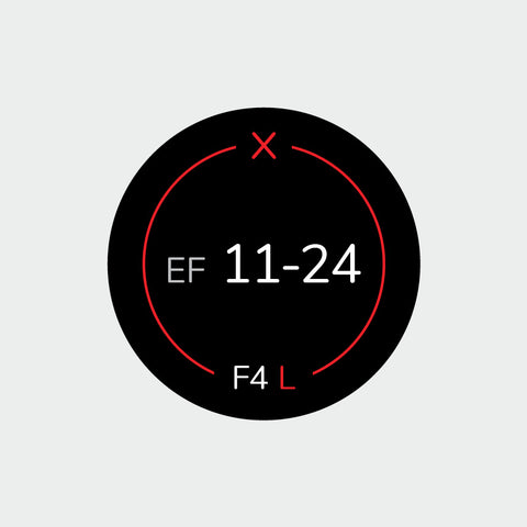 Pro Lens Indicator Sticker for Canon EF - Single