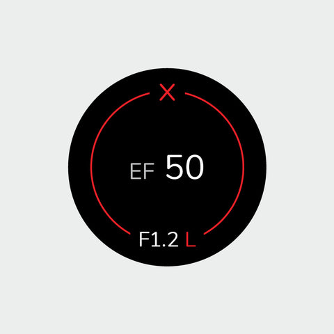 Pro Lens Indicator Sticker for Canon EF - Single