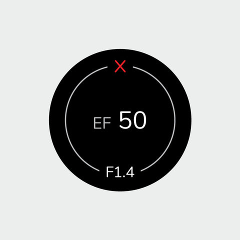 Pro Lens Indicator Sticker for Canon EF - Single