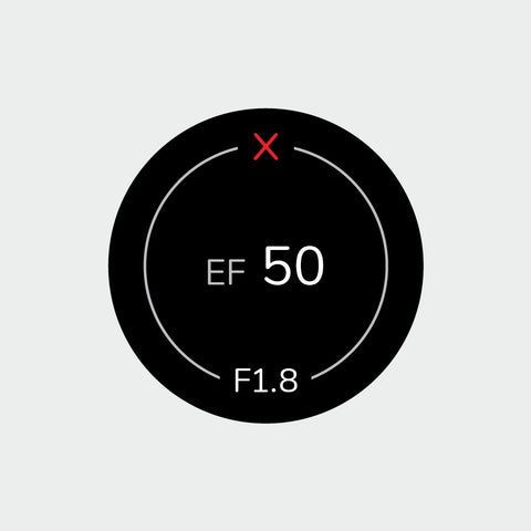 Pro Lens Indicator Sticker for Canon EF - Single