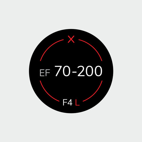 Pro Lens Indicator Sticker for Canon EF - Single