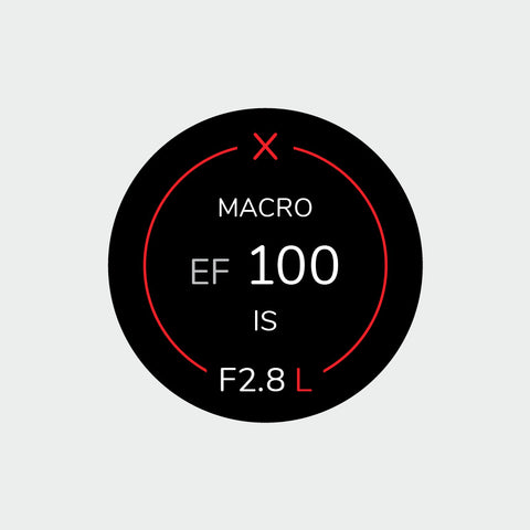 Pro Lens Indicator Sticker for Canon EF - Single