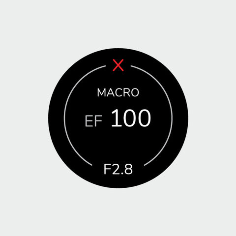 Pro Lens Indicator Sticker for Canon EF - Single