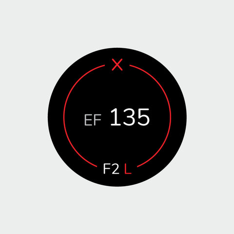 Pro Lens Indicator Sticker for Canon EF - Single