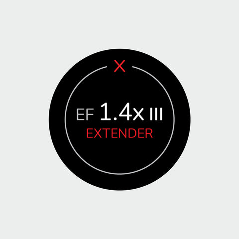 Pro Lens Indicator Sticker for Canon EF - Single