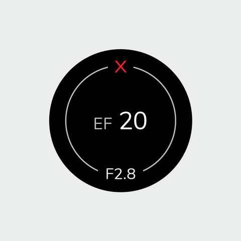 Pro Lens Indicator Sticker for Canon EF - Single