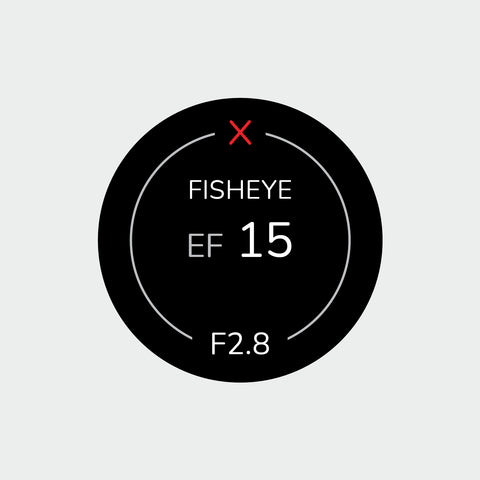 Pro Lens Indicator Sticker for Canon EF - Single