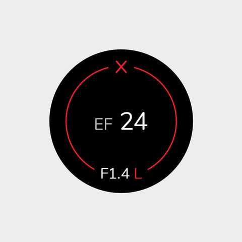 Pro Lens Indicator Sticker for Canon EF - Single