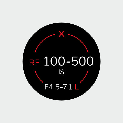 Pro Lens Indicator Sticker for Canon RF - Single