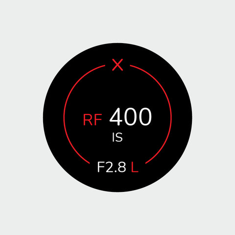Pro Lens Indicator Sticker for Canon RF - Single