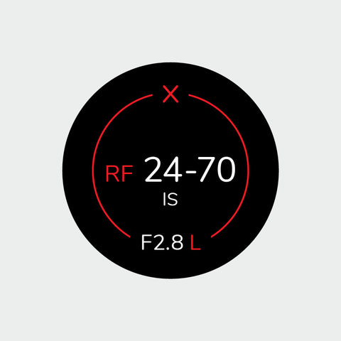 Pro Lens Indicator Sticker for Canon RF - Single
