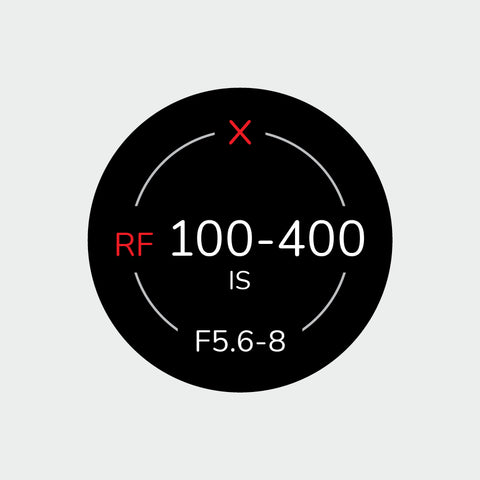 Pro Lens Indicator Sticker for Canon RF - Single
