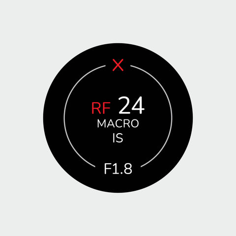 Pro Lens Indicator Sticker for Canon RF - Single