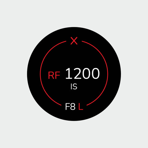 Pro Lens Indicator Sticker for Canon RF - Single