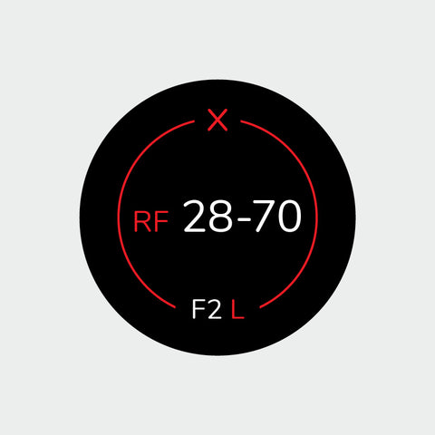 Pro Lens Indicator Sticker for Canon RF - Single