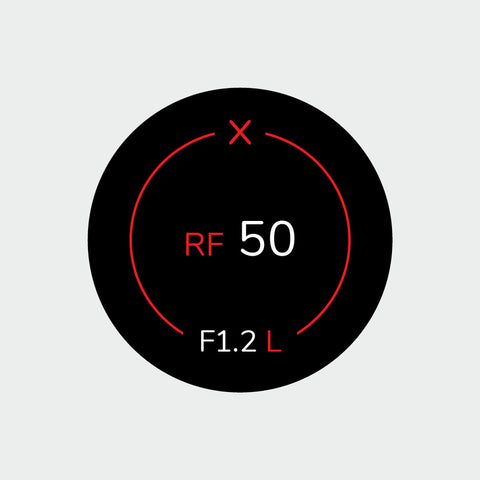 Pro Lens Indicator Sticker for Canon RF - Single
