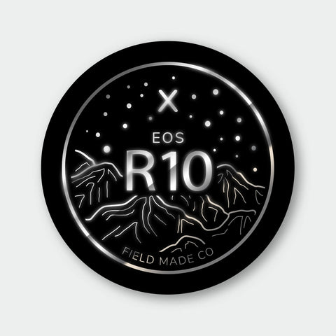 Camera Indicator for Canon RF - Silver Foil