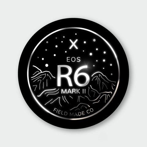 Camera Indicator for Canon RF - Silver Foil