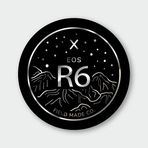 Camera Indicator for Canon RF - Silver Foil