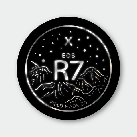 Camera Indicator for Canon RF - Silver Foil